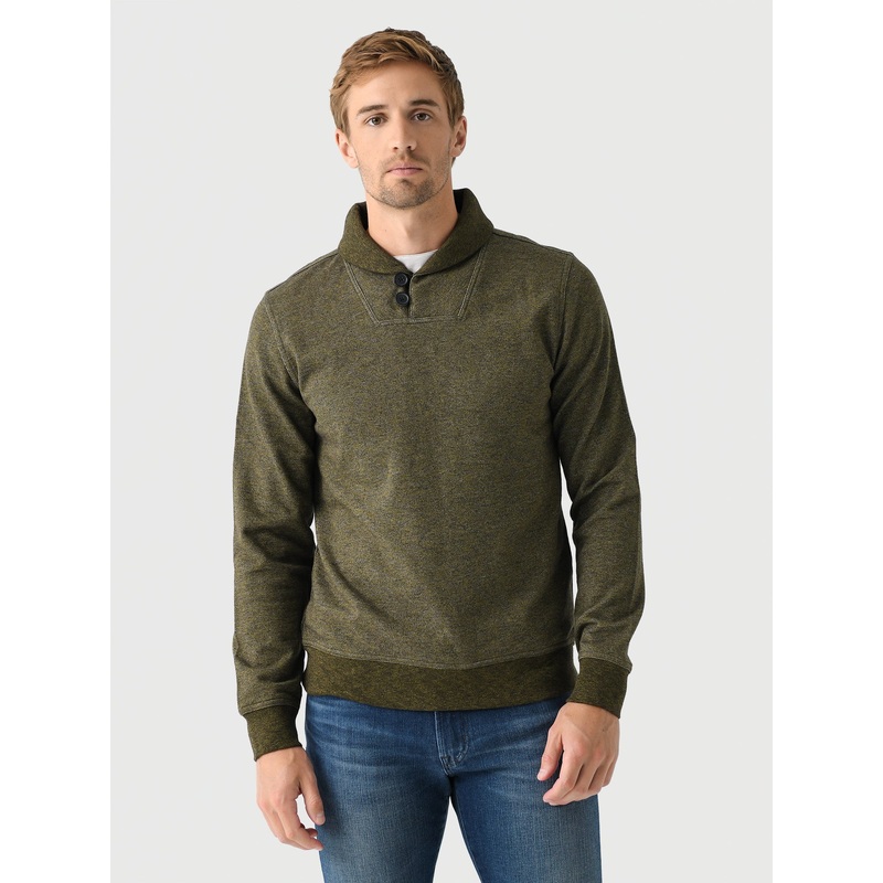Billy Reid Men’s Mouline Shawl Pullover