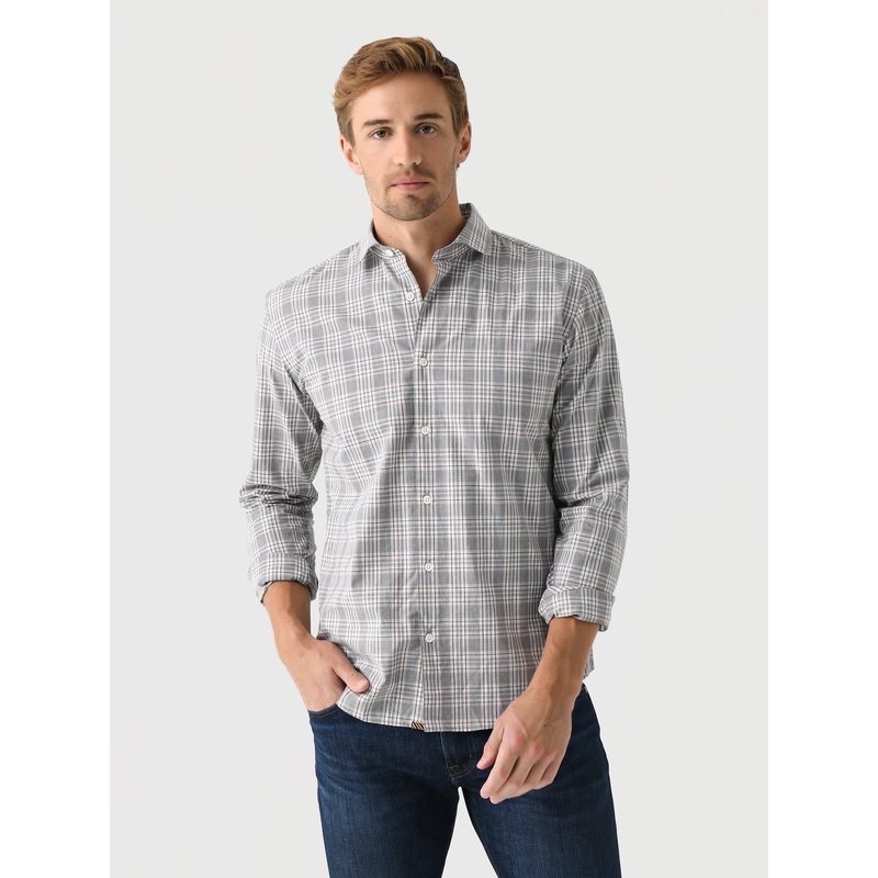 Billy Reid Men’s Plaid Hutcheson Sport Shirt