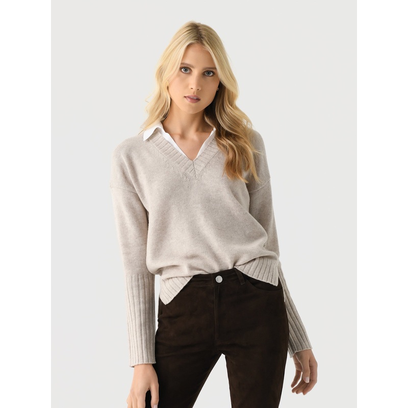 Brochu Walker Women’s The Tatum Layered V-Neck Looker