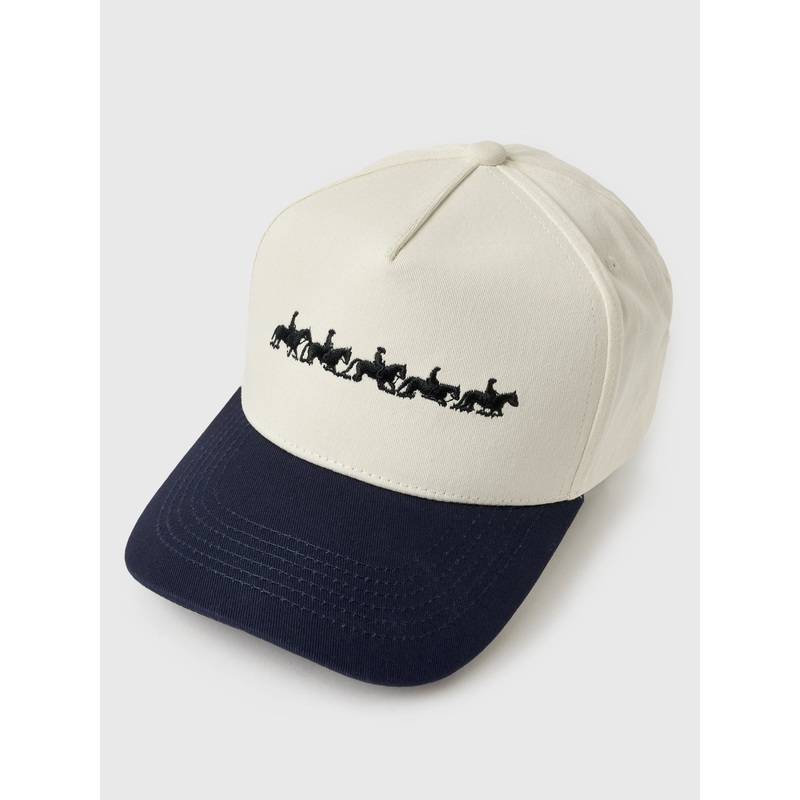 Casa Clara Women’s Ryder Hat|O/S|IVORY AND DARK BLUE