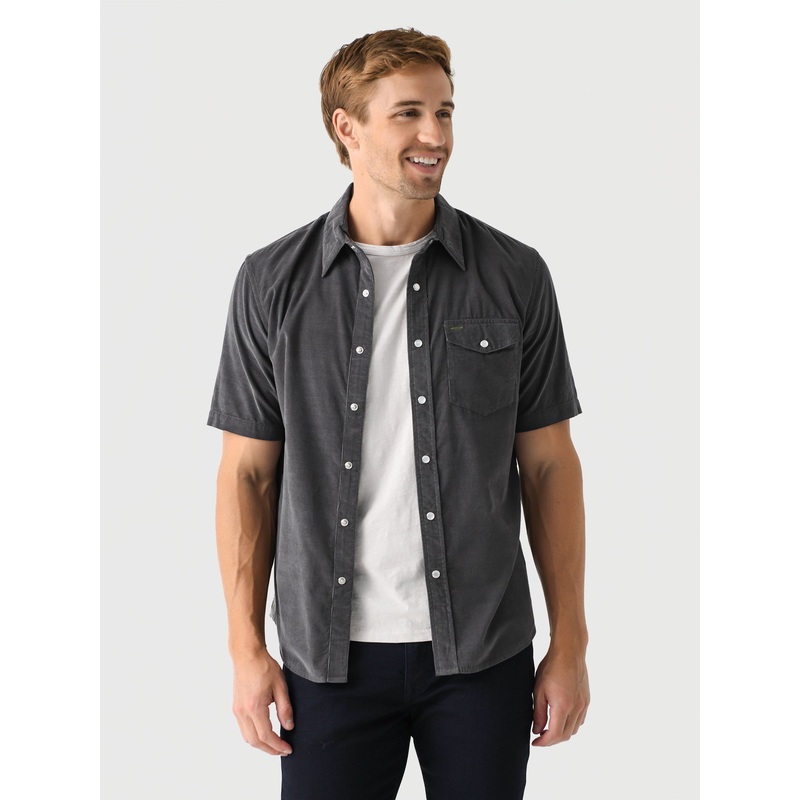 Criquet Men’s Corduroy Pearl Snap Shirt