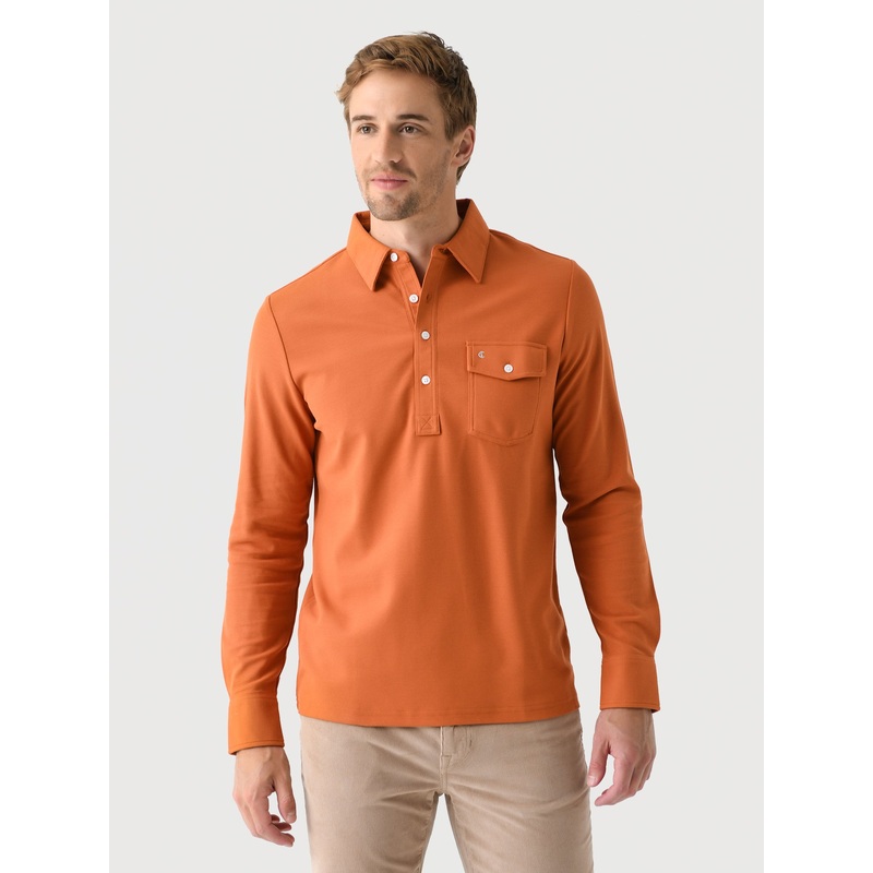 Criquet Men’s Long Sleeve Players Polo
