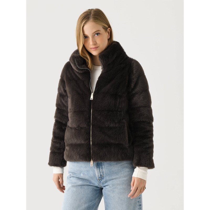 Herno Women’s Faux Fur Down Jacket