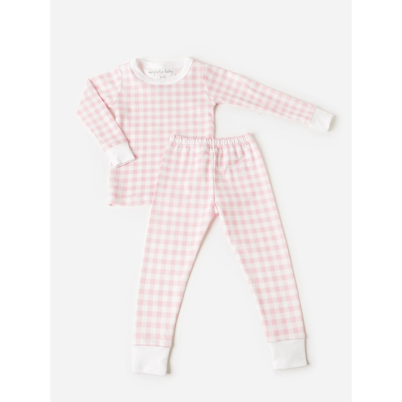 Magnolia Baby Girls’ Checks Pajama Set