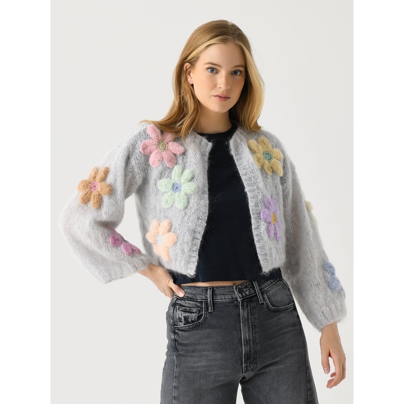 Rose Carmine Women’s Free Flowers Bolero