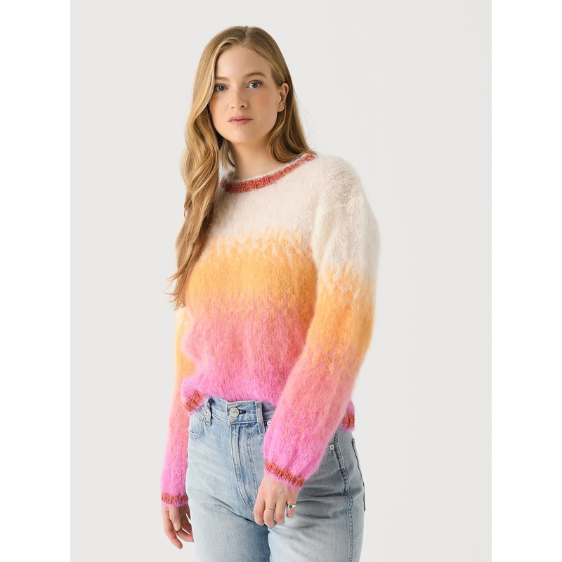 Rose Carmine Women’s Tie Dye Sweater