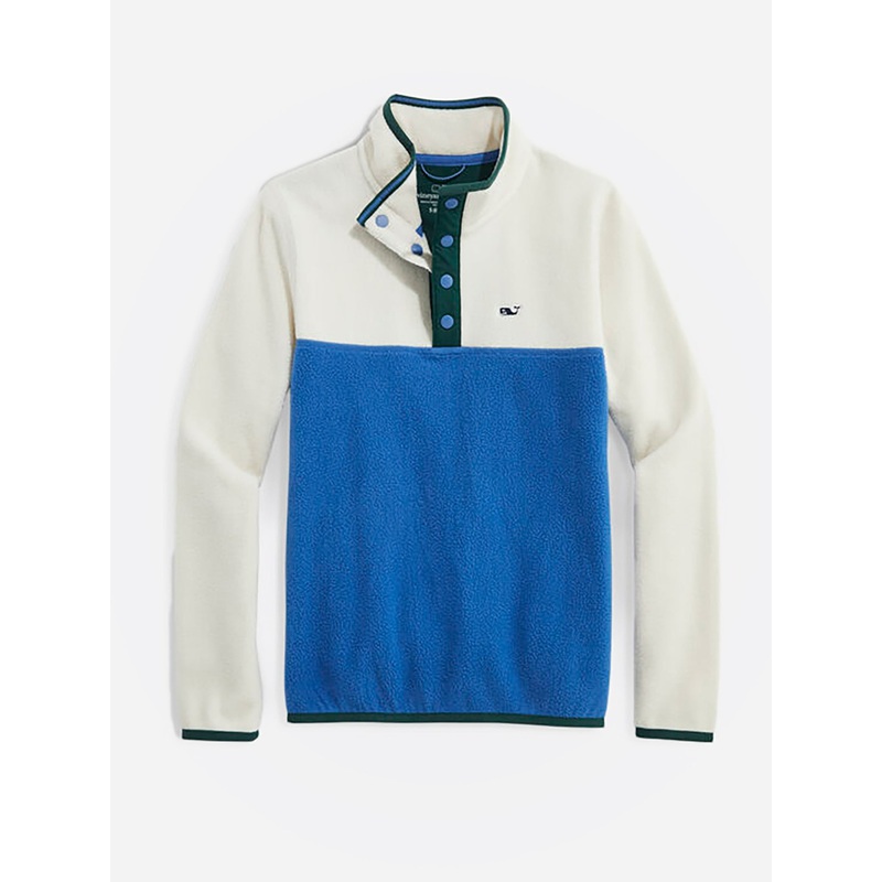 Vineyard Vines Boys’ Harbor Fleece Quarter-Snap