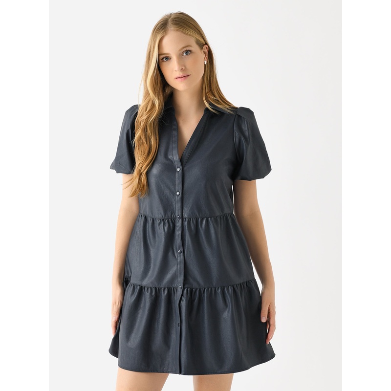 Brochu Walker Women’s The Havana Vegan Leather Mini Dress