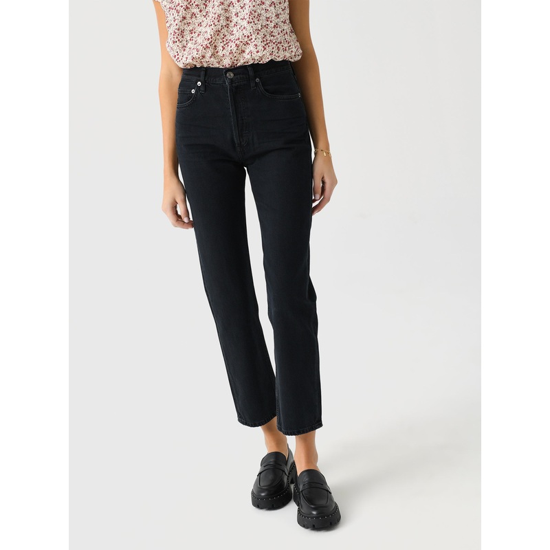 Agolde Women’s 90s Pinch Waist High Rise Straight Jean
