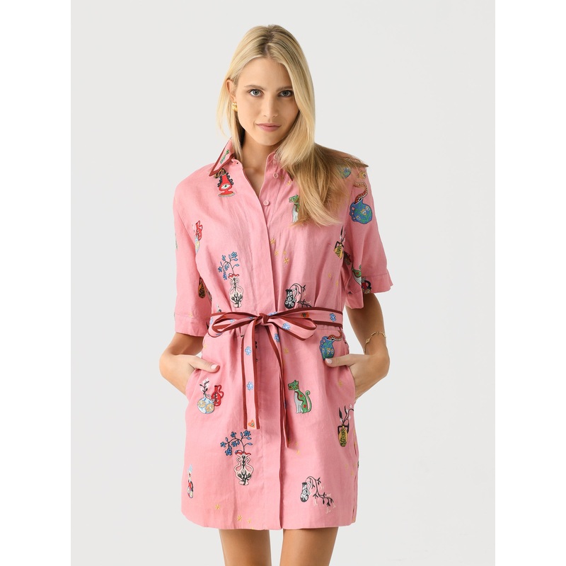 Alemais Women’s Timmy Embroidered Mini Dress