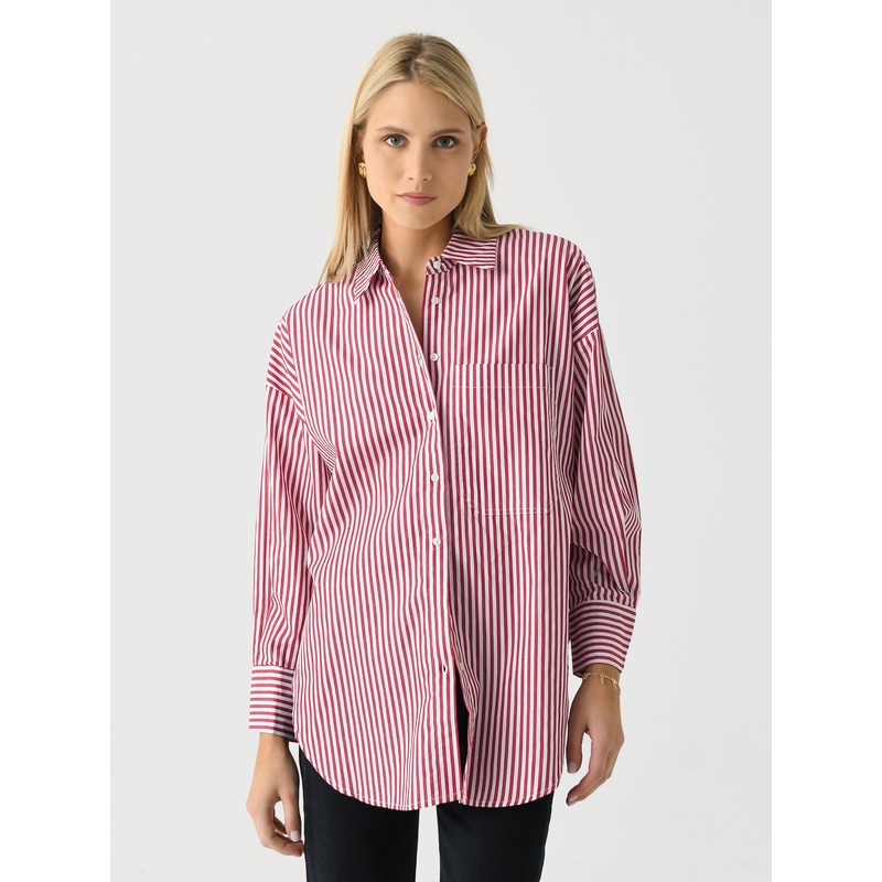 Deluc Women’s Nyssa Shirt|XS|S|M|L|MERLOT