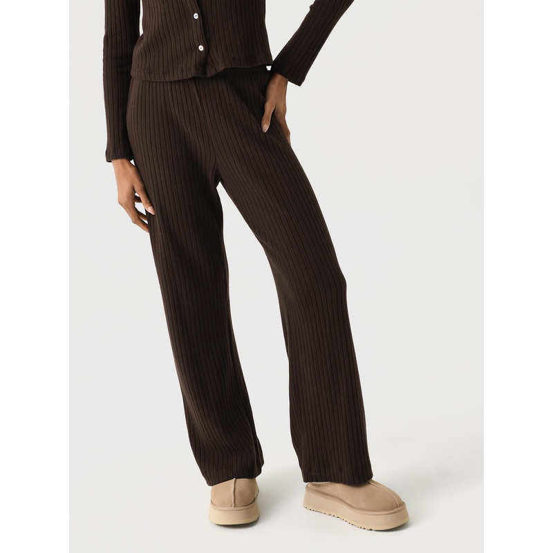 DONNI. Women’s The Sweater Rib Simple Pant