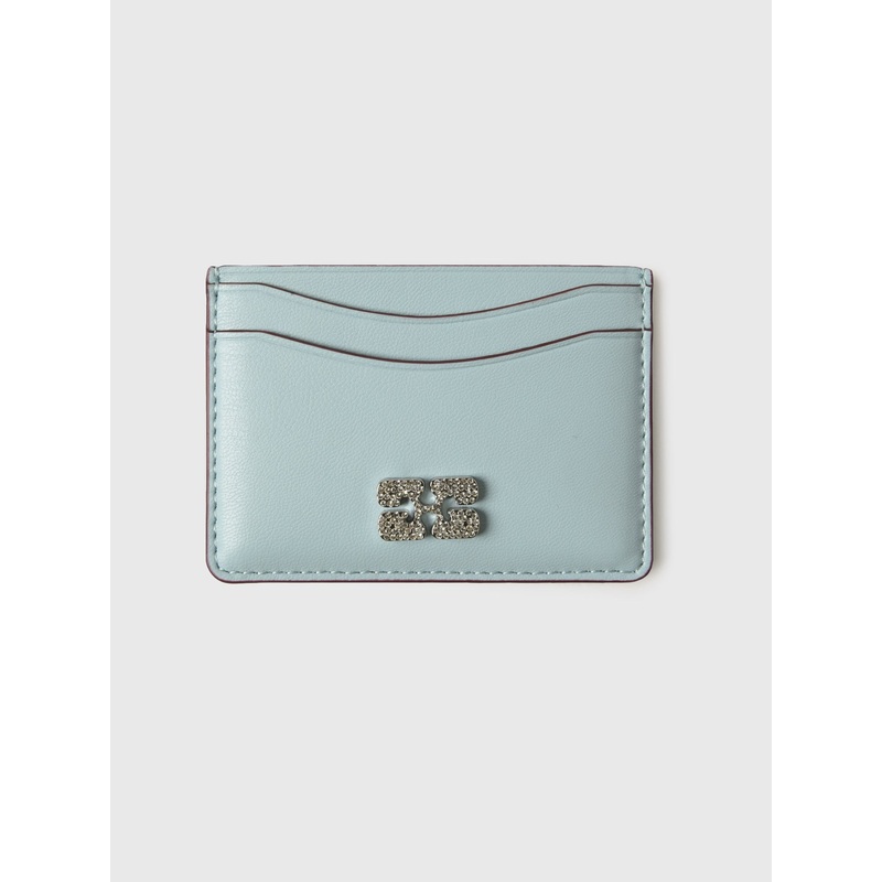 GANNI Bou Card Holder|O/S|ICY BLUE
