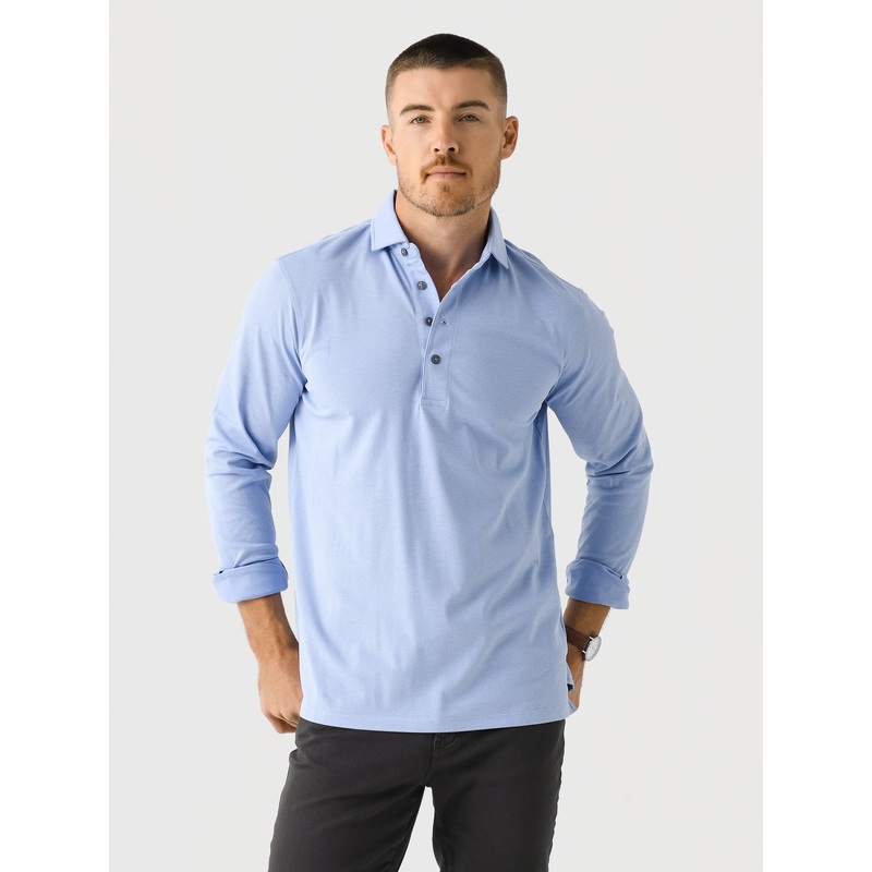Greyson Men’s Omaha Long Sleeve Polo