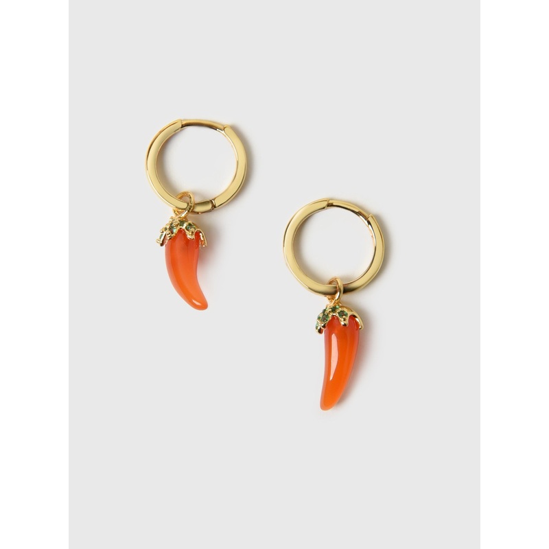 TAI Chili Pepper Huggie Earrings