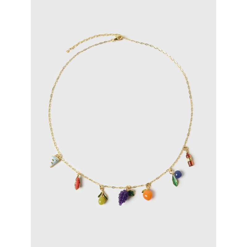 TAI Fruity Charm Necklace|O/S|GOLD