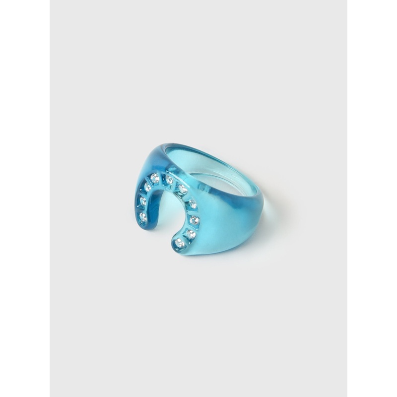 Crystal Haze Lucky Ring|O/S|AZURE