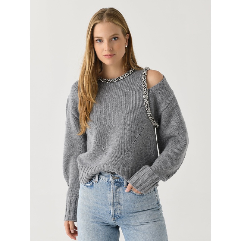 Simkhai Women’s Monroe Embellished Pullover