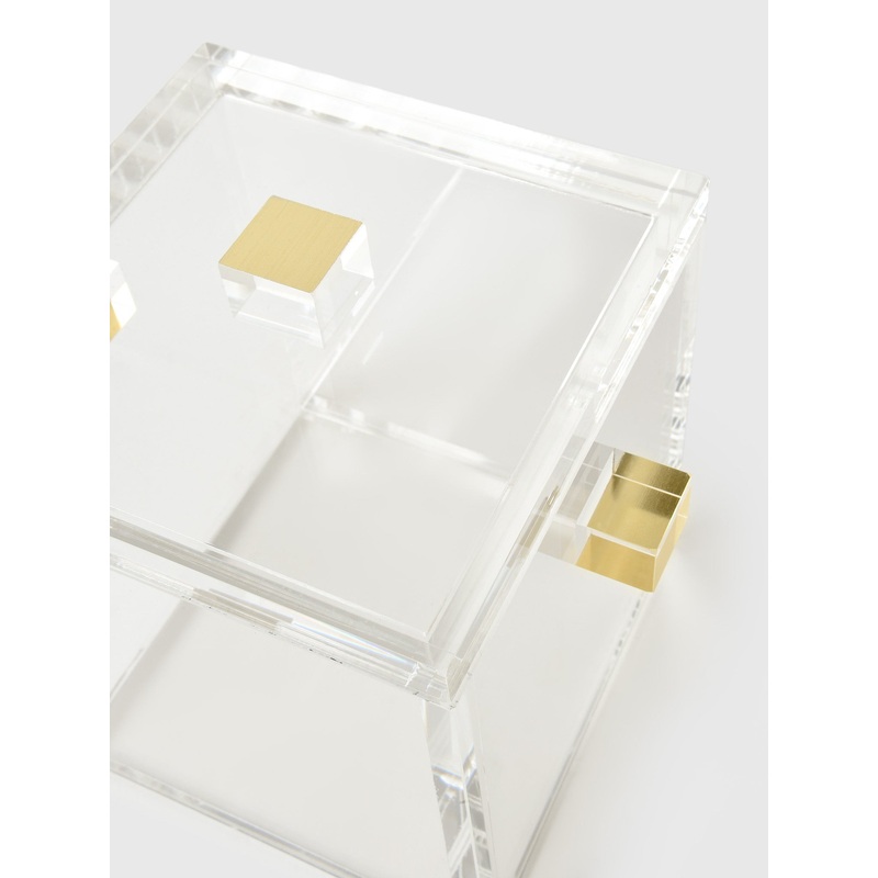 TIZO Acrylic Ice Bucket|O/S|ACRYLIC/GOLD