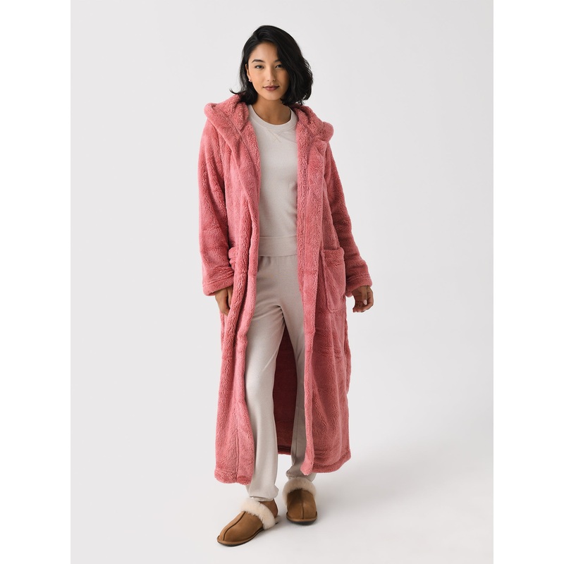 UGG Women’s Aarti Long Robe|XS|S|M|L|XL|PINK CEDAR