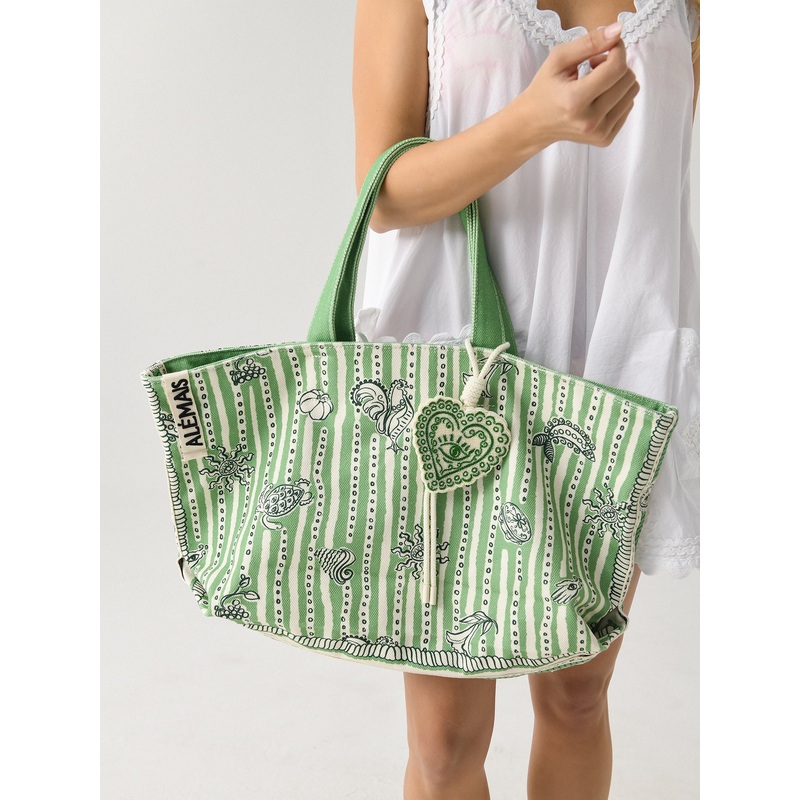 Alemais Lula Beach Tote|O/S|STRIPE