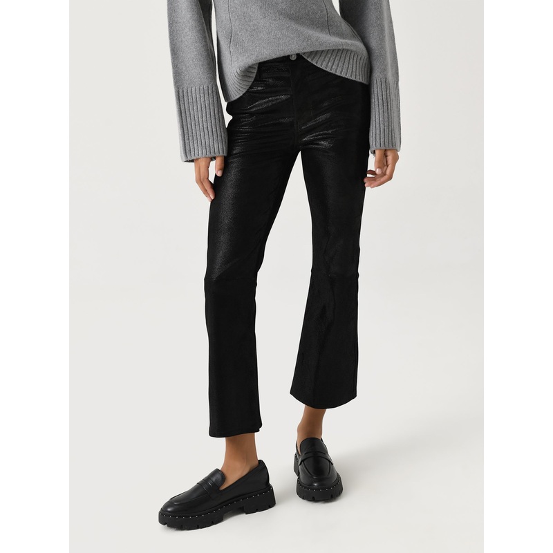 Frame Women’s Suede Le Crop Mini Boot Pant