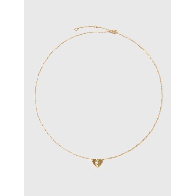 Francie B. Diamond Heart Necklace
