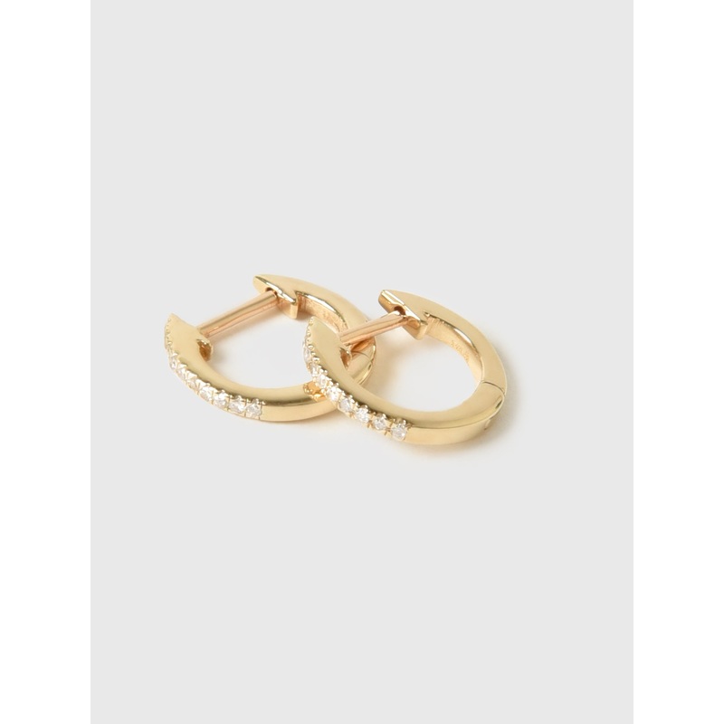 Francie B. Diamond Huggie Earrings