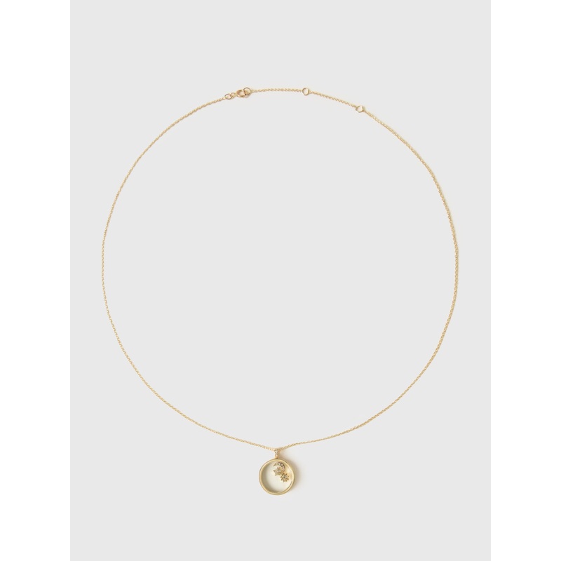 Francie B. Diamond Star + Moon Shaker Necklace