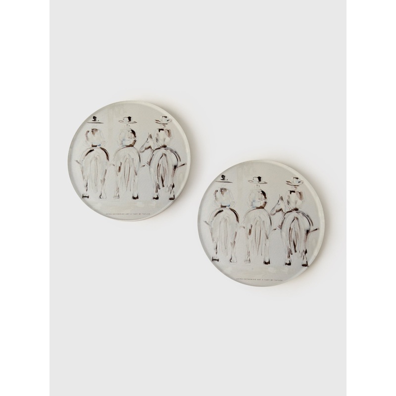 Tart By Taylor Three Amigos Set of 2 Coasters