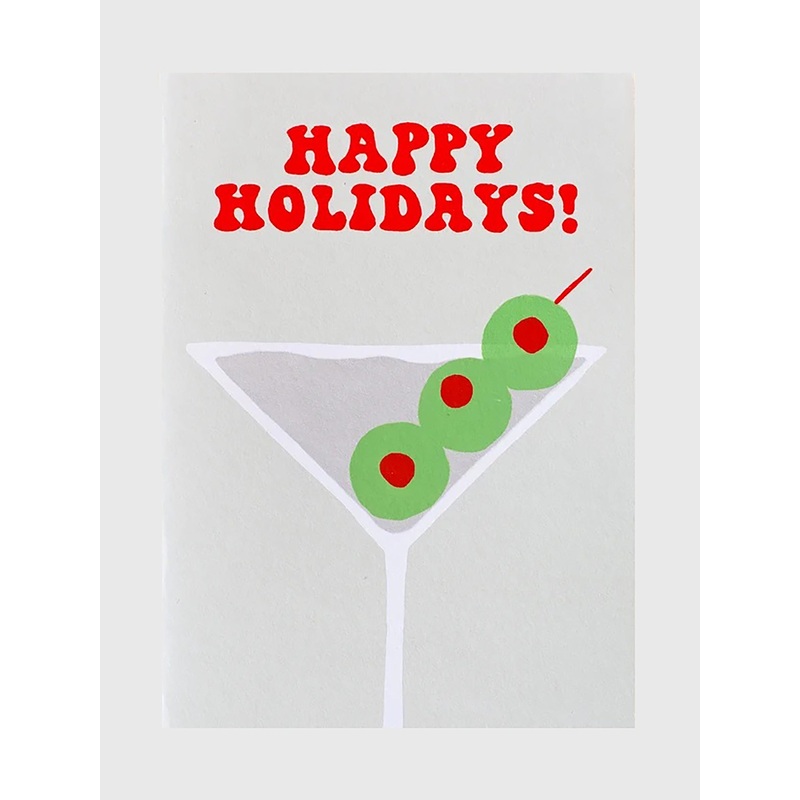 Alphabet Studios Holiday Martini Card