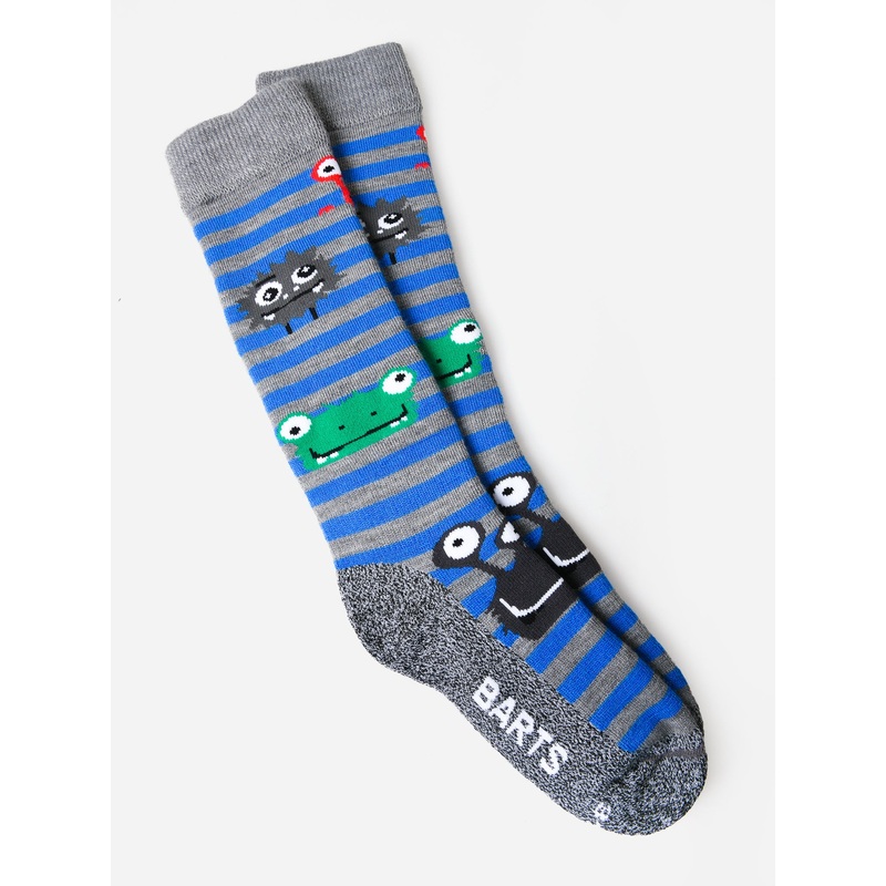 Barts Boys’ Monster Ski Socks|23/26|HEATHER GREY