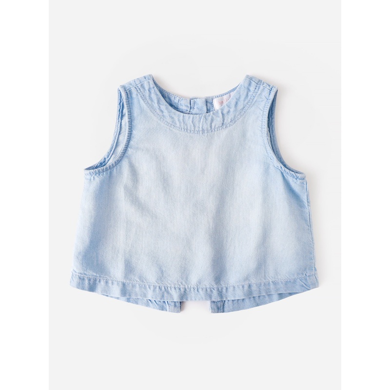Bella Dahl Girls’ Fray Hem Top