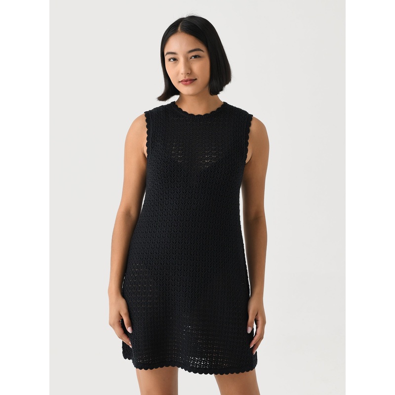 Peony Women’s Pointelle Shift Mini Dress