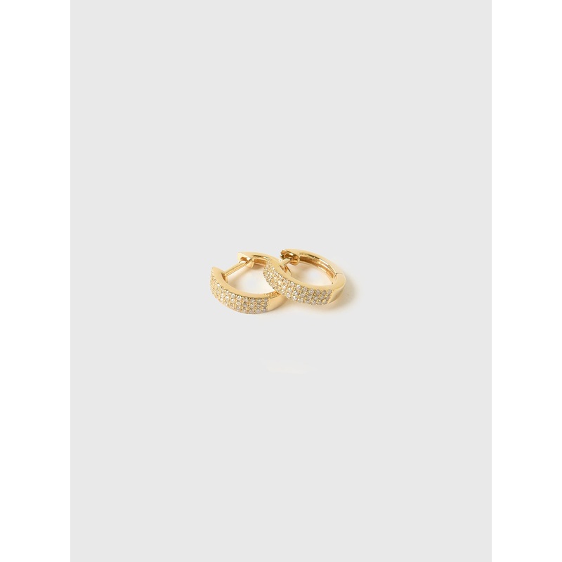 Stone And Strand Diamonds On Diamonds Huggie Earrings