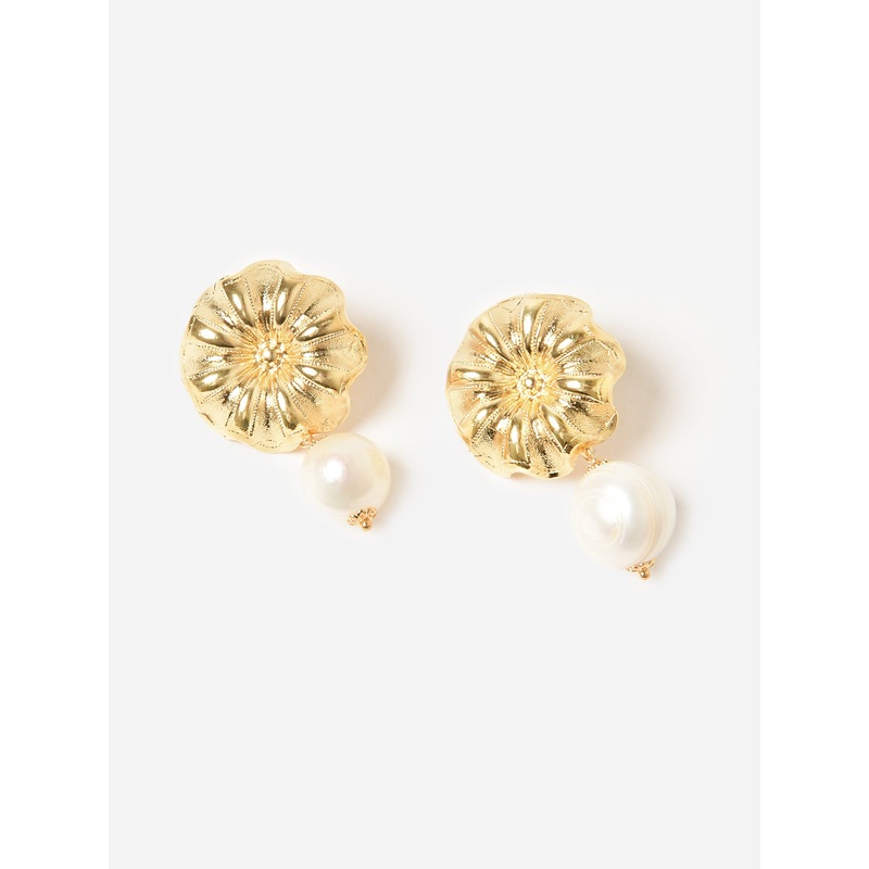 Destree Women’s Sonia Daisy Pearl Earrings