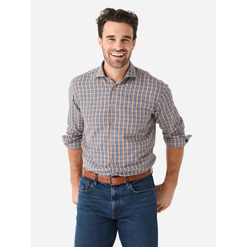 Miller Westby Men’s Brown Button-Down Shirt