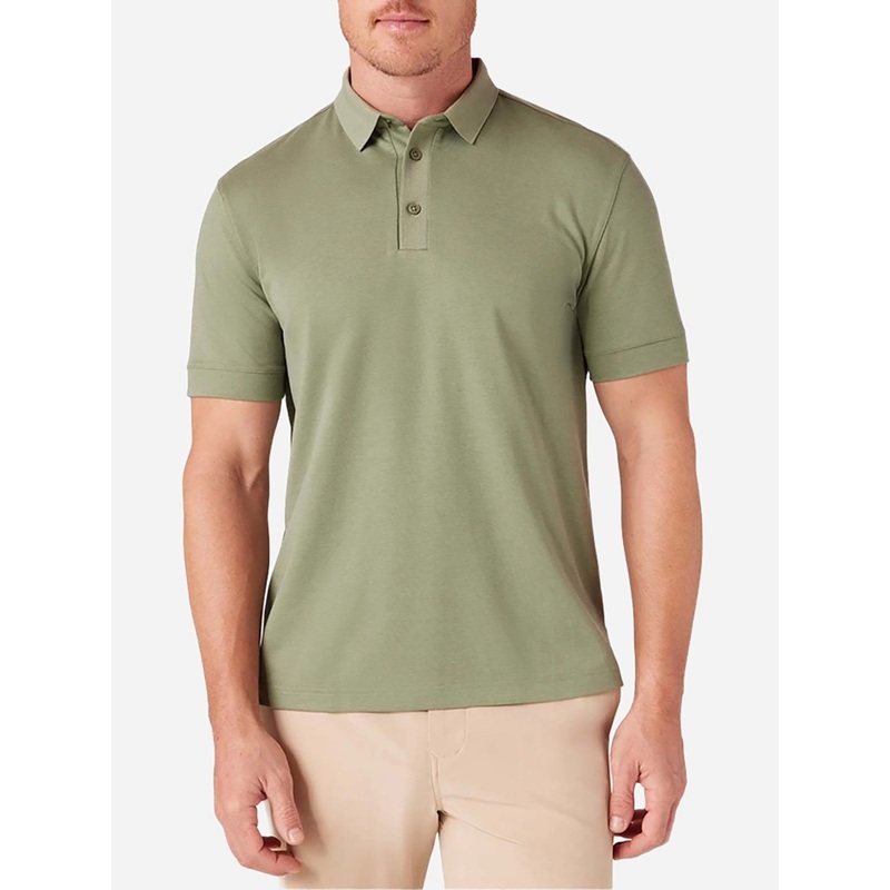 Mizzen+Main Men’s Kent Polo|XL|SEA SPRAY SOLID