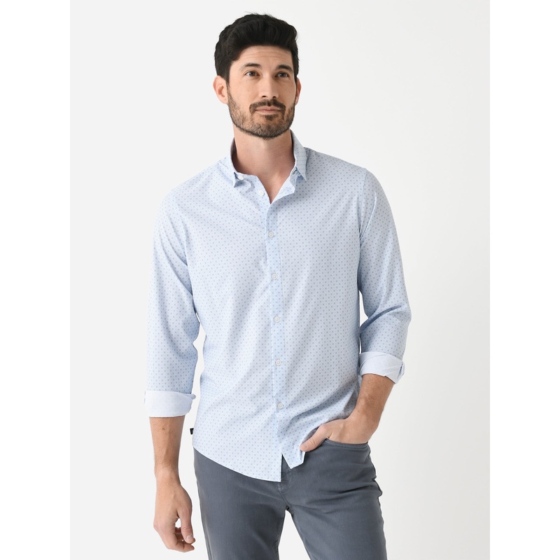Mizzen+Main Men’s Trim Leeward No Tuck Dress Shirt