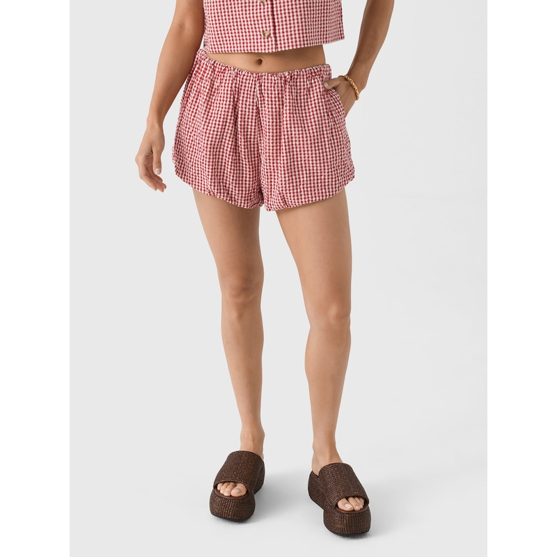 Posse Women’s Aurelia Short|XS|S|M|L|RED GINGHAM
