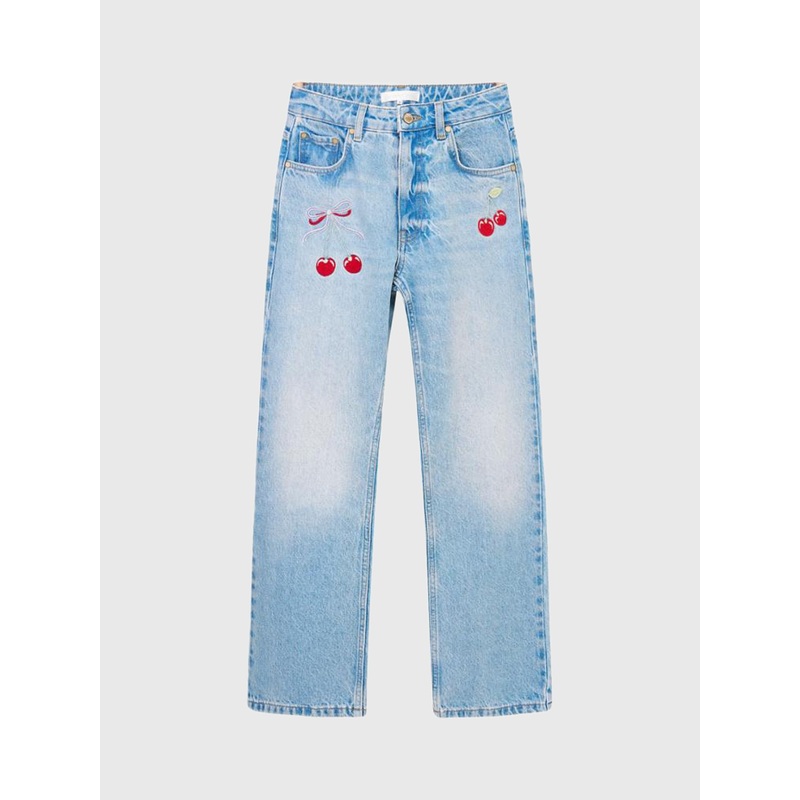 LoveShackFancy Women’s Sami Cherry Jean