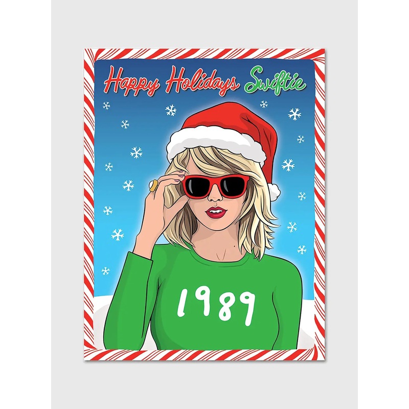 The Found Happy Holidays Swiftie Card