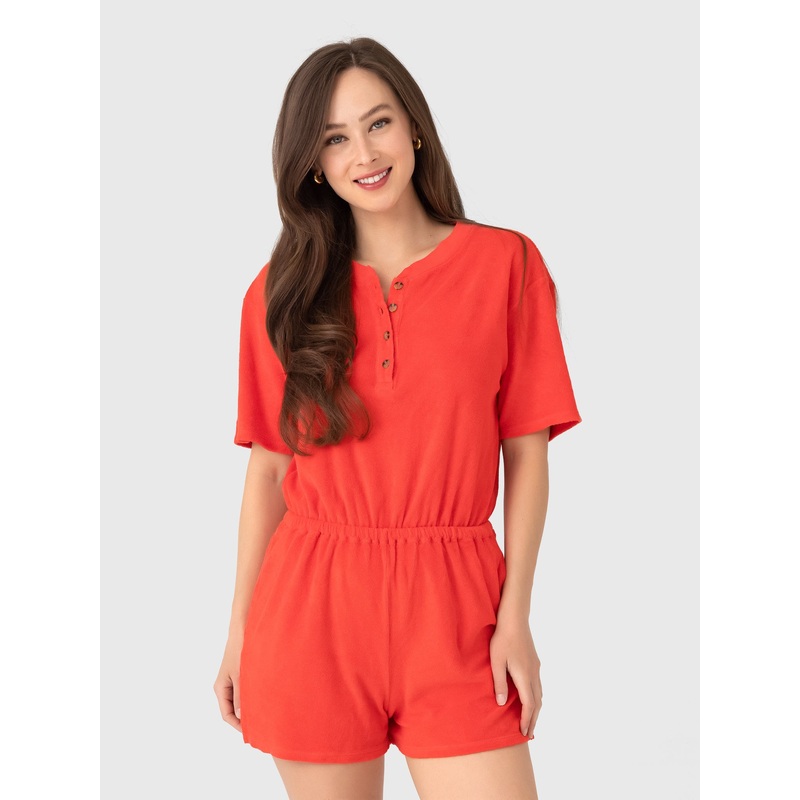 Xirena Women’s Evert Romper|XS|S|M|L|FIRE CRACKER