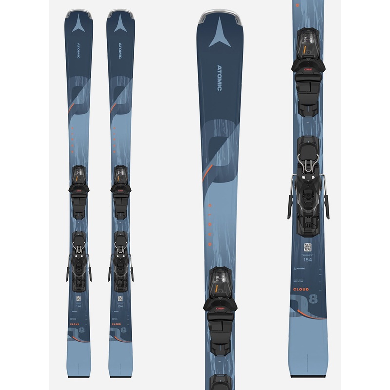 Atomic Cloud Q8 Skis + M10 GW Bindings 2024
