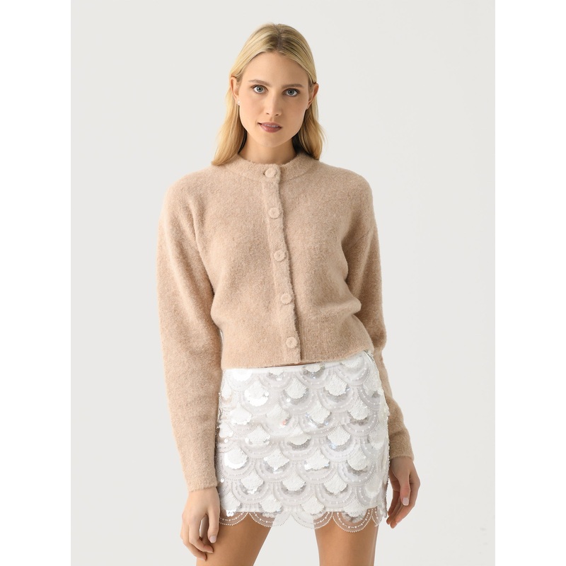 CLEA Women’s Arthur Cardigan|XS|S|M|L|WHEAT