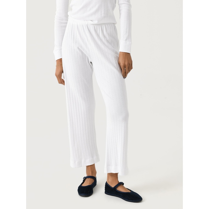 DONNI. Women’s The Pointelle Simple Crop Pant