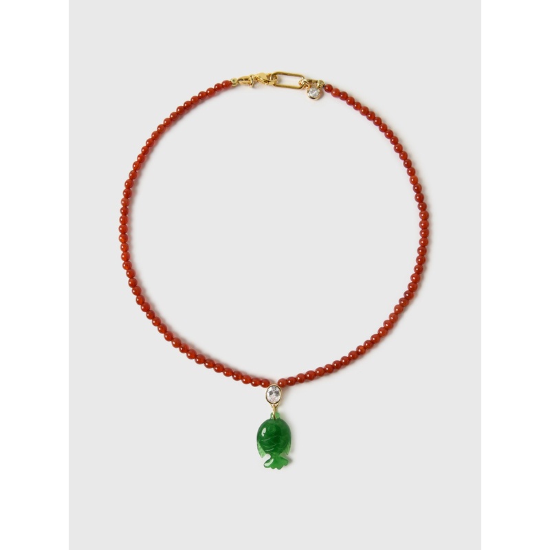 Notte Lucky Fish Necklace|O/S|MULTI
