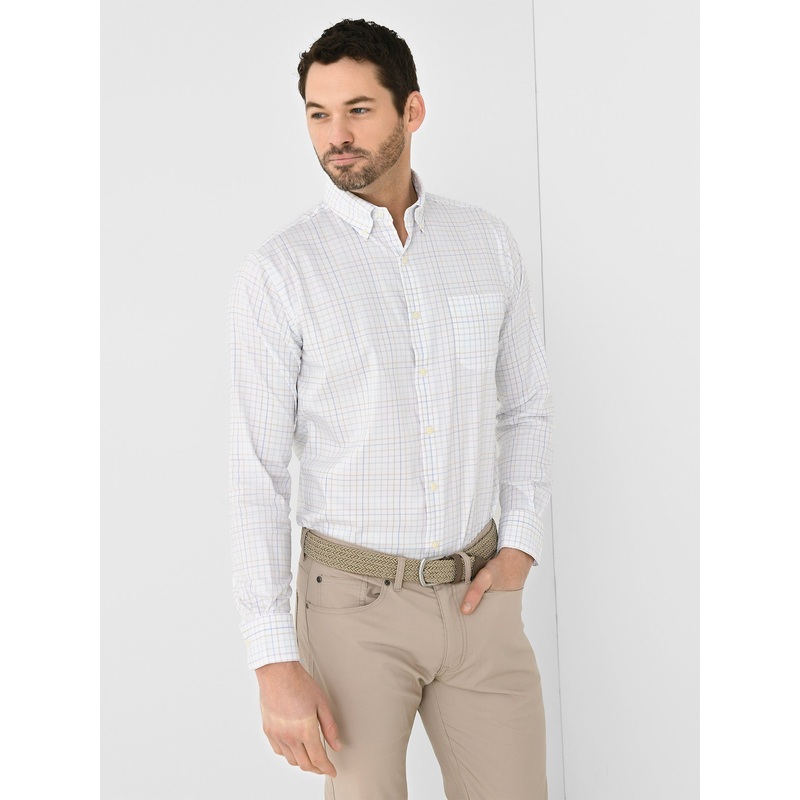 Peter Millar Crown Men’s Patten Crown Lite Cotton-Stretch Sport Shirt