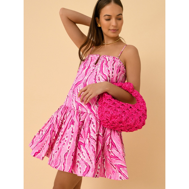 AJE Women’s Willow Sweetheart Mini Dress