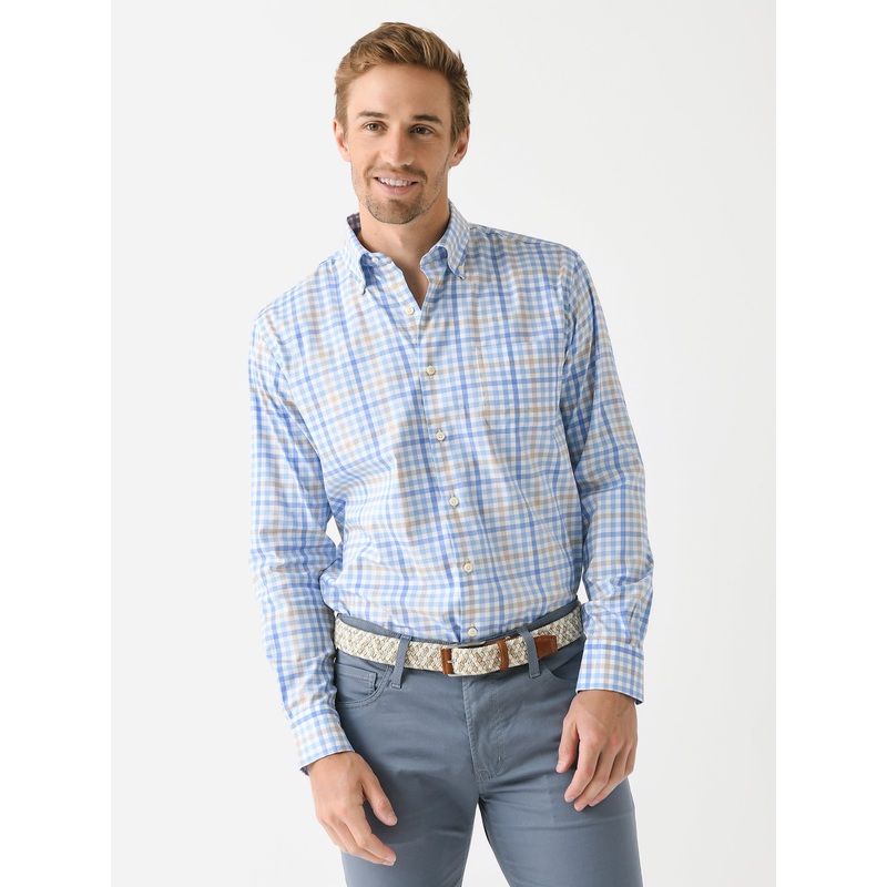 Peter Millar Crown Men’s Freeport Crown Lite Cotton-Stretch Sport Shirt